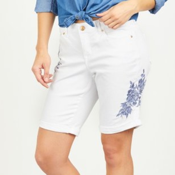 vintage america blues boho bermuda shorts